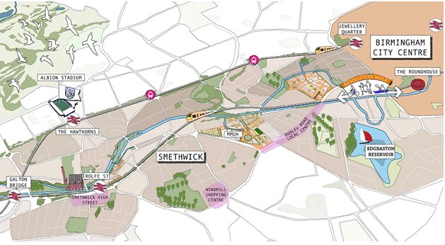 Smethwick - Birmingham Corridor Masterplan wins RTPI Award