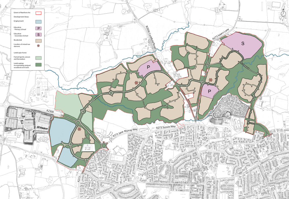 Northern Arc, Burgess Hill